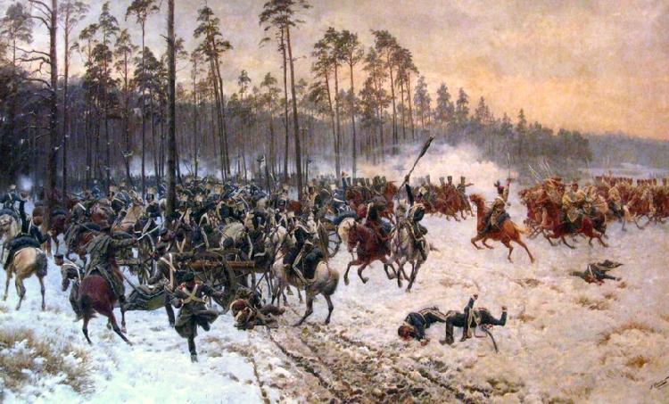 Jan Rosen Battle of Stoczek oil painting picture